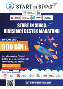  Hayallerinizi Gerçeğe Dönüştürün  Start In Sivas Başlıyor!