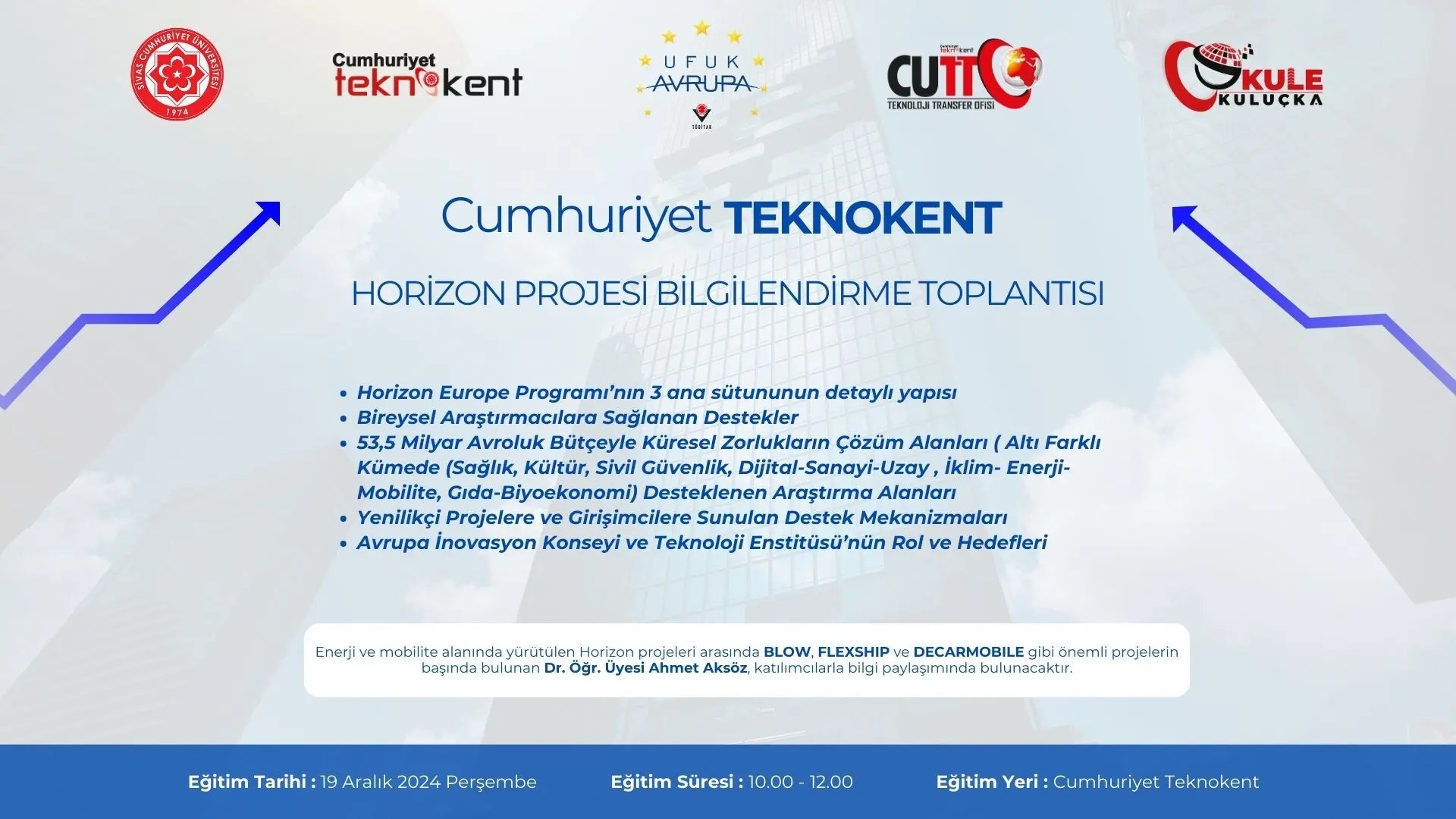Horizon Projesi Bilgilendirme Toplantısı