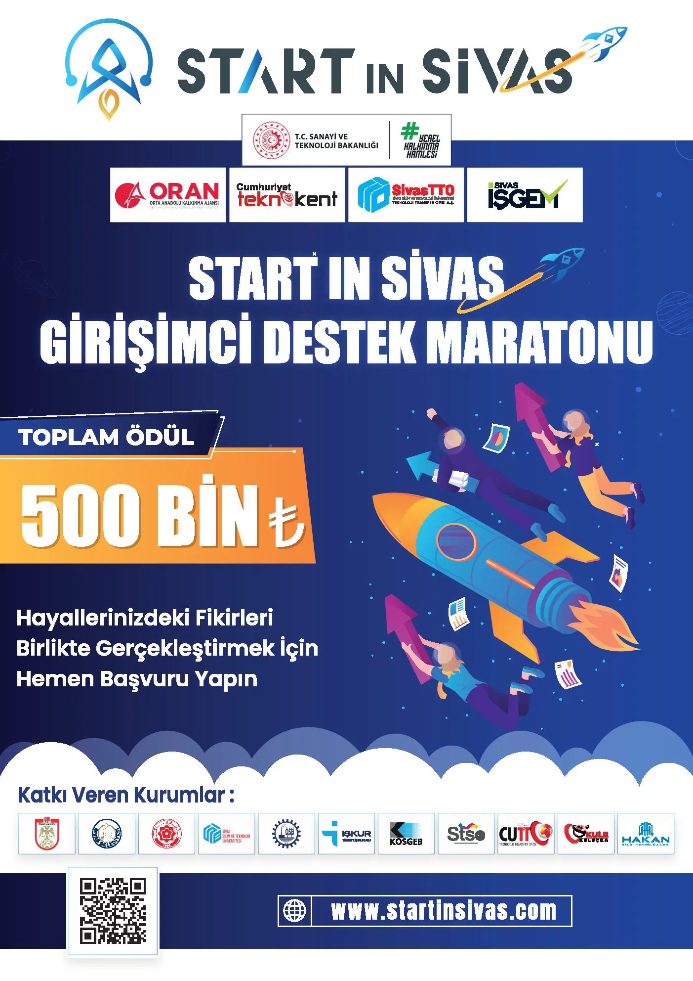 Start In Sivas Girişimci Destek Programı 2. Dönem Başvuruları Devam Ediyor!