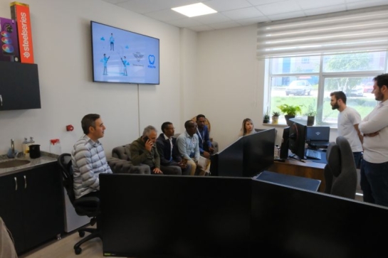 Etiyopyalı Akademisyenlerden Cumhuriyet Teknokente Teknik Ziyaret