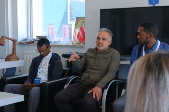 Etiyopyalı Akademisyenlerden Cumhuriyet Teknokente Teknik Ziyaret