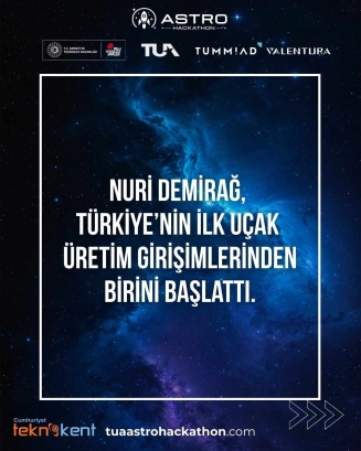 Türkiye Uzay Ajansı (TUA) Astro Hackathon, 28-29 Mart’ta Sivas Cumhuriyet Teknokent’te!