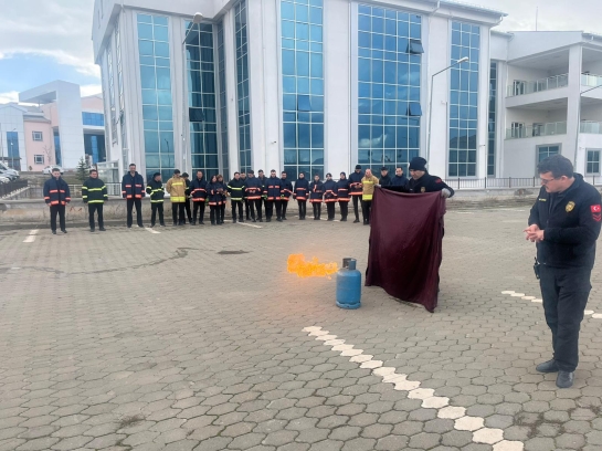 Yangın Söndürme ve Yangın Tatbikatı Eğitimimizi Gerçekleştirdik