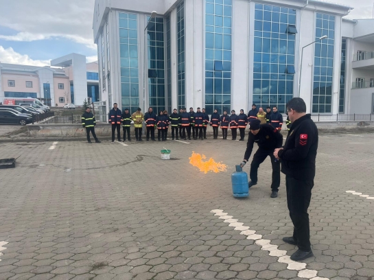 Yangın Söndürme ve Yangın Tatbikatı Eğitimimizi Gerçekleştirdik