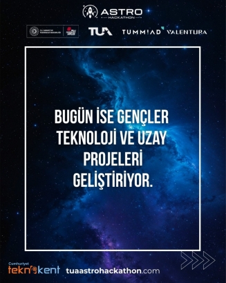Türkiye Uzay Ajansı (TUA) Astro Hackathon, 28-29 Mart’ta Sivas Cumhuriyet Teknokent’te!